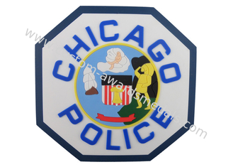 シカゴの注文の警察第 2 ポリ塩化ビニールのコースター、飲料、ビールのための注文の飲み物のコースター