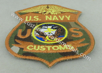 米国海軍アメリカの軍隊のために編まれる注文の刺繍パッチ