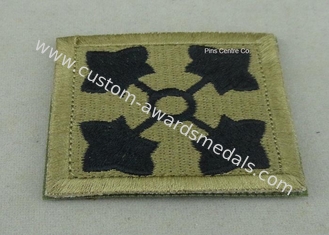 軍隊のためのパッチの衣服の折りえりの米国空軍刺繍された注文の鉄