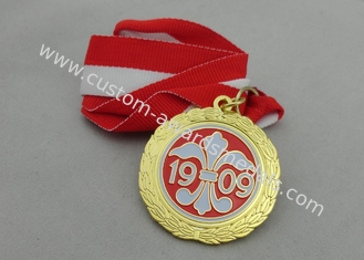 88mm のエナメル メダル骨董品の銀のめっき、スポーツのゲームのための鉄メダル