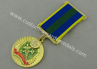 亜鉛合金注文賞メダルはダイ カスト透明なエナメルが付いている