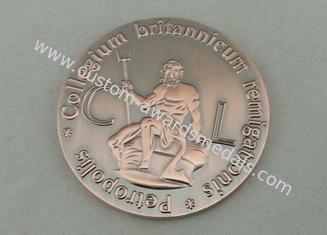 Collegium の Britannicum の記念品のバッジはダイ カストおよび骨董品の銅めっき