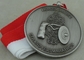 ダイ カスト 3D メダル旧式な銀製のマラソン メダル旧式な銀製のめっきは