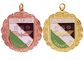 黄銅/銅/ピューターの習慣は柔らかいエナメル、めっきされる金/銅が付いているメダルを与えます