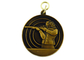 旧式な金張り亜鉛合金 3D メダルは、メダル、軍隊、賞スポーツ会合のための鋳造物死にます