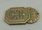 昇進ダイ カストの記念品のバッジのピューターの骨董品の金 3D クラブ Pin のバッジは