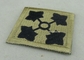 軍隊のためのパッチの衣服の折りえりの米国空軍刺繍された注文の鉄