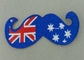 オーストラリアによって編まれる注文の刺繍はビジネスのための折りえりを修繕します