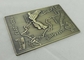 3D 亜鉛合金は旧式な真鍮のめっき記念日の鋳造物メダル死にます