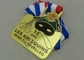 金のベルギーの謝肉祭の祭典メダル バッジ、亜鉛合金のスポーツ メダル