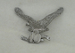 カスタマイズされた亜鉛合金3Dの軍の紋章、旧式な銀製の警察Pinのバッジ