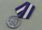 旧式な銀製の政府の不足分のリボン メダル、真鍮材料が付いている賞の円形浮彫り
