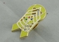 注文のロゴの金によってめっきされた模造堅いエナメル Pin は折りえりピンを個人化し、