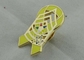 注文のロゴの金によってめっきされた模造堅いエナメル Pin は折りえりピンを個人化し、