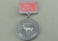 3D警察の骨董品の銀の法の執行のAwrdsメダルは押された亜鉛合金死にます