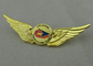 金張りの柔らかいエナメルの青年飛行クラブ記念品のバッジ