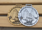 押すことによるマラソン ランニング賞メダル、完全な救助亜鉛合金のエナメル メダル