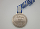 柔らかいエナメルの連続した競争メダル、注文5K競争メダル首のリボン