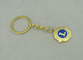 3D 設計黄銅はライオンのための金張り昇進の Keychain の柔らかいエナメルを押しました