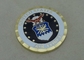 銅材料を持つ米国空軍のための個人化された硬貨 2.0 インチおよびダイヤモンドの切口の端