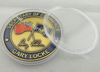 第 2 または 3D 旧式な金張りギャリー Locke は賞、軍記念品のための硬貨を個人化しました