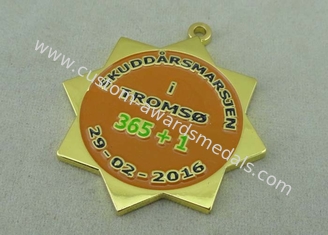 堅いエナメル メダル政府メダル注文のリボン賞の黄銅 45 の Mm