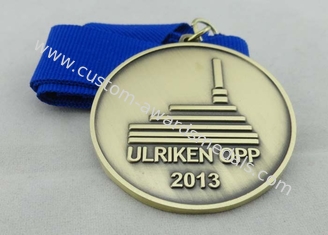 Ulriken OPP 2013 の一流メダルは鋳造物、旧式な黄銅によってめっきされるメダル死にます