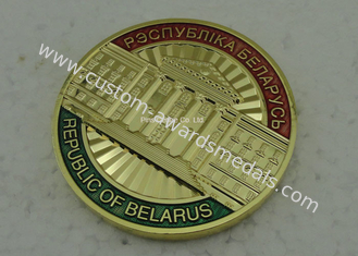 カスタマイズされた挑戦硬貨、3D真鍮の軍隊の記念品の金属の硬貨