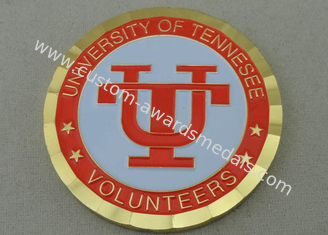 Tennesee 2.0 インチの金張り大学は真鍮材料によって硬貨を個人化しました