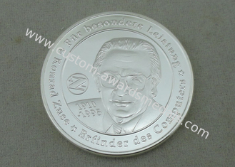 KPS は銀製のめっきの 3D で押された黄銅によって硬貨を個人化しました