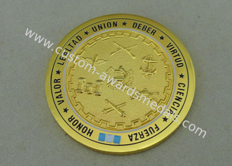 勇気の名誉は硬貨を個人化しました、亜鉛合金による 3D はダイ カストおよび金張り