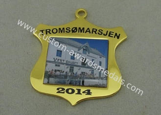 印刷/金張りの Tromsomarsjen 亜鉛合金亜鉛合金メダル