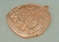銅めっきはメダル エナメルなしで鋳造物メダル亜鉛合金 3D の空手死にます
