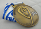 FIL U-19 の銅/亜鉛合金/ピューターは世界選手権のリボン メダルとのダイ カスト