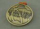 ダイ カストのポーランド人のダンス亜鉛合金メダル賞の円形浮彫りの 100 つの Mm 旧式な金は