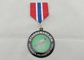 円形の報酬リボンが付いている注文メダル賞、真鍮のオフセット印刷