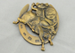 4.0mm 高浮彫り 3D はメダル ギフトのための旧式な金張りによって鋳造物死にます
