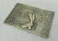 3D 亜鉛合金は旧式な真鍮のめっき記念日の鋳造物メダル死にます