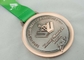 Khanty Mansiysk のリボン メダル 3d はめっきされて、熱伝達の印刷物のリボン銅張りにします