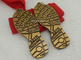 ダイ カストの旧式なトライアスロン賞メダル、亜鉛合金の骨董品5Kメダルは