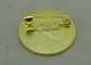 明白な、平背とのカスタマイズされた総合的なエナメル団体Pin、真鍮の金Pin