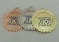ニッケル メッキ大学エナメル メダル、柔らかいエナメルが付いている亜鉛合金