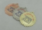 ニッケル メッキ大学エナメル メダル、柔らかいエナメルが付いている亜鉛合金