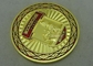 合金の金属3Dのコイン・ゴールドの軍隊の挑戦硬貨、柔らかいエナメルの記念品の硬貨を亜鉛でメッキして下さい