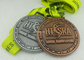 円形浮彫り賞メダルは、押された旧式な5Kスポーツ メダル、堅いエナメル メダル死にます