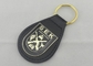 真鍮のめっきの SEK の革キー ホルダー鉄によって個人化される革 Keychains