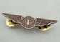 亜鉛合金の柔らかいエナメル Pin はダイ カスト、旧式な銅めっき