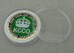真鍮による 2.0 インチ KCCO の注文の軍の硬貨は打たれたおよび金張り死にます