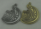 倍の側面 3D バリ島のスポーツは鋳造物メダル、旧式な黄銅および骨董品の銀製のめっき死にます