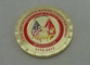 238th 米国海兵隊誕生日の硬貨は、3/4 インチ押された金張り 1 を銅張りにします